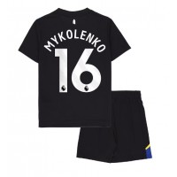 Everton Vitaliy Mykolenko #16 Tretí Detský futbalový dres 2025-26 Krátky Rukáv (+ trenírky)